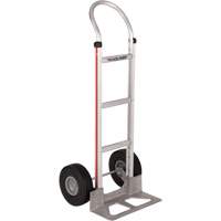 Knocked Down Hand Truck, Continuous Handle, Aluminum, 48" Height, 500 lbs. Capacity Superchem Industries