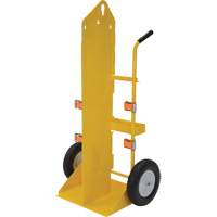 Welding Cylinder Torch Cart, Foam-Filled Wheels, 23-13/16" W x 22-13/16" L Base, 500 lbs. Superchem Industries