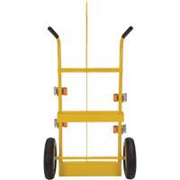 Welding Cylinder Torch Cart, Foam-Filled Wheels, 23-13/16" W x 22-13/16" L Base, 500 lbs. Superchem Industries