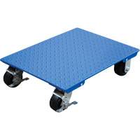 Chariot de manutention avec plateforme en acier, 24" la x 30" p x 6" h, Capacit&eacute; de 1200 lb Superchem Industries