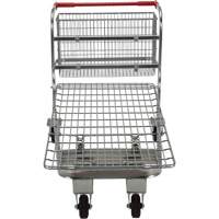 Chariot en treillis emboîtable, Acier, 28-3/4" x 37-1/16" x 59-5/8", Capacit&eacute; 275 lb Superchem Industries