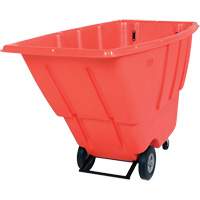 Tilt Truck, Polyethylene, 0.5 cu. yd., 450 lbs. Load Capacity Superchem Industries