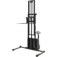 Double Mast Stacker, Electric Operated, 2200 lbs. Capacity, 150" Max Lift Superchem Industries