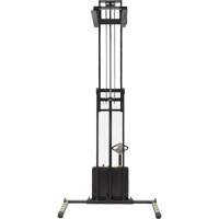 Double Mast Stacker, Electric Operated, 2200 lbs. Capacity, 150" Max Lift Superchem Industries
