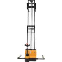 Double Mast Stacker, Electric Operated, 2200 lbs. Capacity, 150" Max Lift Superchem Industries