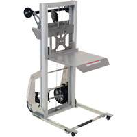 Portable Aluminum Load Lifter, Foot Pump Operated, 200 lbs. Capacity, 61" Max Lift Superchem Industries