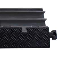 Powerhouse Medium-Duty Straight Cable Protector, 5 Channels, 36" L x 19.63" W x 2.25" H Superchem Industries