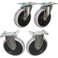 Flat Shelf Cart Caster Kit Superchem Industries