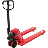 Pallet Truck with Polyurethane Wheels, Steel, 48" L x 27" W, 5500 lbs. Capacity Superchem Industries
