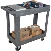 Utility Service Cart, 2 Tiers, 16-1/2" x 32-1/2" x 34-1/2", 550 lbs. Capacity Superchem Industries