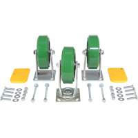 H Series Self-Dumping Hopper Caster Kit Superchem Industries