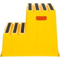 Industrial Step Stool, 2 Steps, 26" x 22-7/16" x 19-11/16" High Superchem Industries