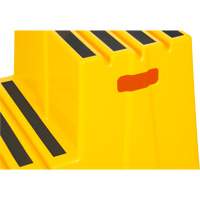 Industrial Step Stool, 2 Steps, 26" x 22-7/16" x 19-11/16" High Superchem Industries
