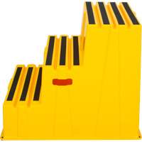 Industrial Step Stool, 3 Steps, 34-13/16" x 22-7/16" x 28-1/2" High Superchem Industries
