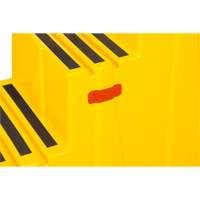 Industrial Step Stool, 3 Steps, 34-13/16" x 22-7/16" x 28-1/2" High Superchem Industries