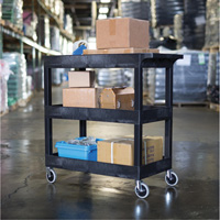 R&acirc;telier mobile, 3 tiers, 35-1/4" x 36-1/4" x 18", Capacit&eacute; 300 lb Superchem Industries