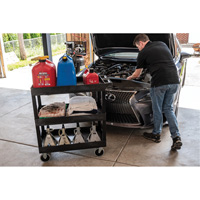 R&acirc;telier mobile, 3 tiers, 35-1/4" x 37-1/4" x 18", Capacit&eacute; 375 lb Superchem Industries