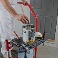 Buildman Portable Scaffold, 40-5/8" D x 4' H Superchem Industries