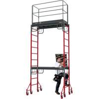 Buildman Baker Drywall Scaffold, 31" D x 6' H Superchem Industries