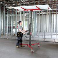 Appareils de levage pour panneaux de cloisons s&egrave;ches Bulidman Superchem Industries