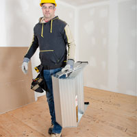 Portable Work-Stand Saw Horse, Aluminum Frame, 12-1/4" D x 24" H Superchem Industries