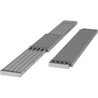 Telescoping Work Plank, 108" W x 12" D, 250 lbs. Capacity, Knocked Down Superchem Industries