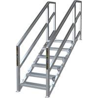 Syst&egrave;me d'escalier modulaire pour la construction de 6-10 marches SmartStairs, 75" ha Superchem Industries