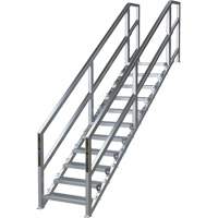 Syst&egrave;me d'escalier modulaire pour la construction de 11-16 marches SmartStairs, 120" ha Superchem Industries