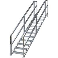 Syst&egrave;me d'escalier modulaire pour la construction de 11-16 marches SmartStairs, 120" ha Superchem Industries