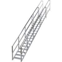 Syst&egrave;me d'escalier modulaire pour la construction de 17-21 marches SmartStairs, 157-1/2" ha Superchem Industries