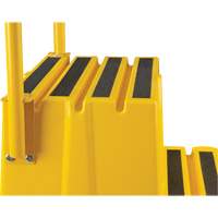 Escabeau industriel, 4 marches, 44" x 22-1/4" x Hauteur 65-1/8" Superchem Industries