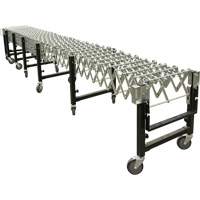 Expandable Conveyor, 23" W x 24' L, 200 lbs. per lin. ft. Capacity Superchem Industries