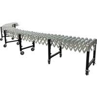 Expandable Conveyor, 23" W x 24' L, 200 lbs. per lin. ft. Capacity Superchem Industries