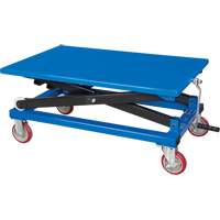 Manual Scissor Lift Table, 37-3/8" L x 23-5/8" W, Steel, 660 lbs. Capacity Superchem Industries