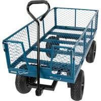 Wagon with Drop Sides, 24" W x 48" L, 800 lbs. Capacity Superchem Industries