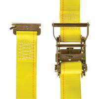 Tendeur d'arrimage logistique, Rochet, 2" la x 12' lo, Charge d'utilisation 1000 lb (454 kg) Superchem Industries