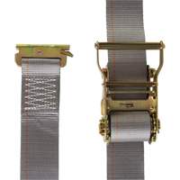 Tendeur d'arrimage logistique, Rochet, 2" la x 16' lo, Charge d'utilisation 1000 lb (454 kg) Superchem Industries