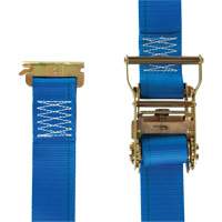 Tendeur d'arrimage logistique, Rochet, 2" la x 20' lo, Charge d'utilisation 1000 lb (454 kg) Superchem Industries