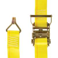 Tendeur d'arrimage logistique, Rochet, 2" la x 12' lo, Charge d'utilisation 500 lb (227 kg) Superchem Industries