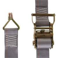 Tendeur d'arrimage utilitaire robuste, Crochet en J, 2" la x 16' lo, Charge d'utilisation 500 lb (227 kg) Superchem Industries