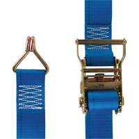 Tendeur d'arrimage utilitaire robuste, Crochet en J, 2" la x 20' lo, Charge d'utilisation 500 lb (227 kg) Superchem Industries