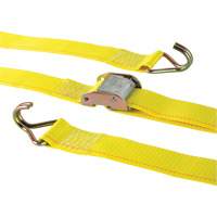 Ratchet Strap, Cam Buckle, 2" W x 12' L, 500 lbs. (227 kg) WLL Superchem Industries