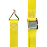 Ratchet Strap, Cam Buckle, 2" W x 12' L, 500 lbs. (227 kg) WLL Superchem Industries
