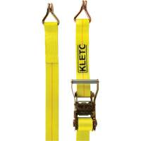Tendeur d'arrimage pour treuil, Crochet en J, 2" , 30' , Charge d'utilisation max. 1670 lb (757 kg) Superchem Industries