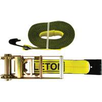 Tendeur d'arrimage pour treuil, Crochet plat, 3" , 30' , Charge d'utilisation max. 5400 lb (2449 kg) Superchem Industries