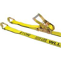 Tendeur d'arrimage pour treuil, Crochet en J, 2" , 30' , Charge d'utilisation max. 3335 lb (1512 kg) Superchem Industries