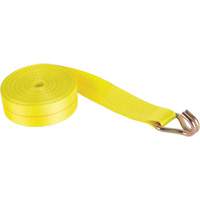 Tendeur d'arrimage logistique, Crochet en J, 2" , 30' , Charge d'utilisation max. 1670 lb (757 kg) Superchem Industries