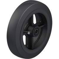 Black Rubber on Cast Iron Core Wheel Superchem Industries