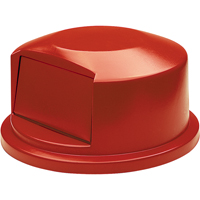 Round Brute&reg; Tops, Dome Lid, Plastic/Polyethylene, Fits Container Size: 24" Dia. Superchem Industries