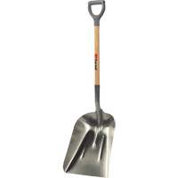 Grain Scoop #8, Wood, Aluminum Blade, D-Grip Handle Superchem Industries